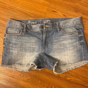 Ann Taylor Loft Size 8 Denim Shorts